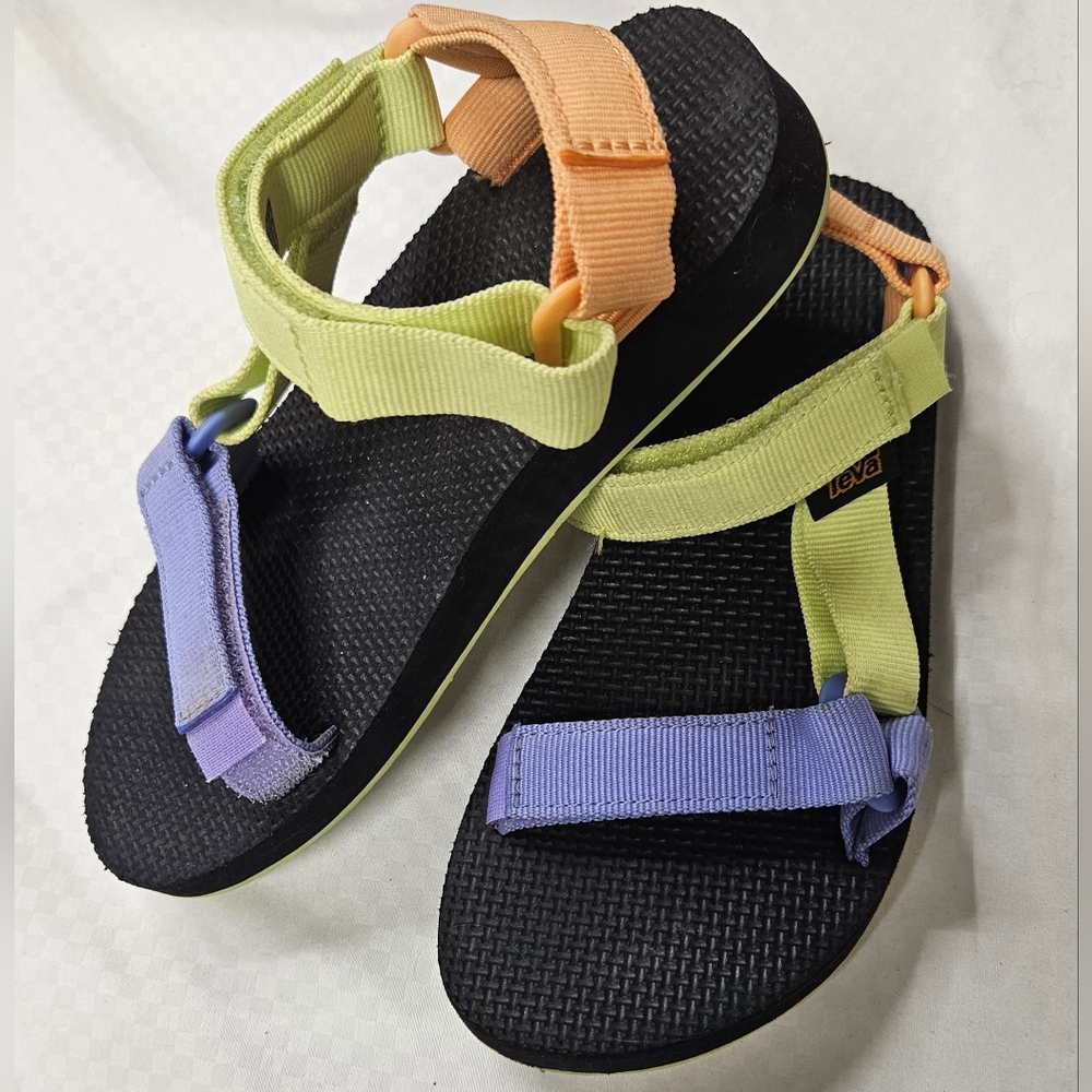 Teva Original Universal Child - Size 1, Color: Wind Multi, Waterproof Outdoor